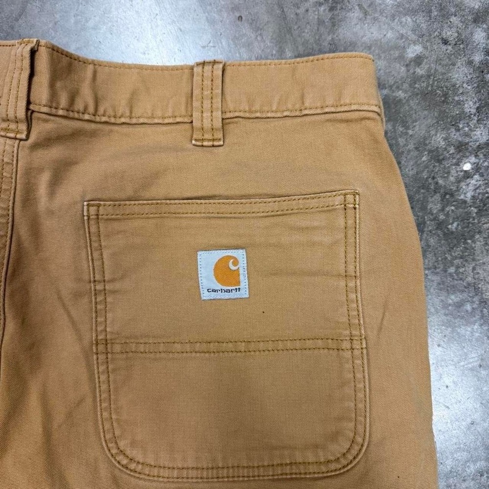 Carhartt Tan Double Knee Work Pants 34x29 - Picture 4 of 7
